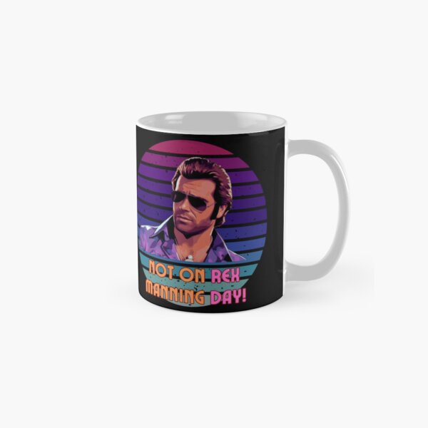 Item preview, Not On Rex Manning Day Retro Style Black Background designed and sold by THEGOODSTHEMES.
