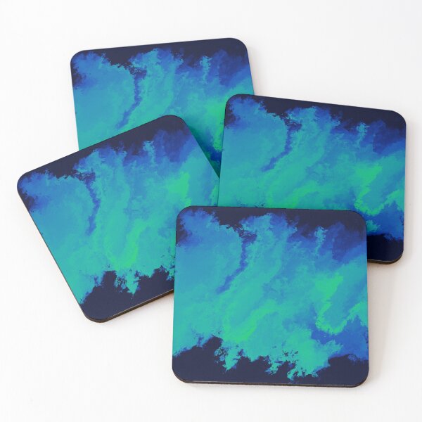 Item preview, Green and Blue Abstract designed and sold by MrFish-Designs.