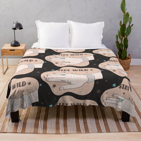 Item preview, STAY WILD earth tone / black ground designed and sold by SeptemberMarket.