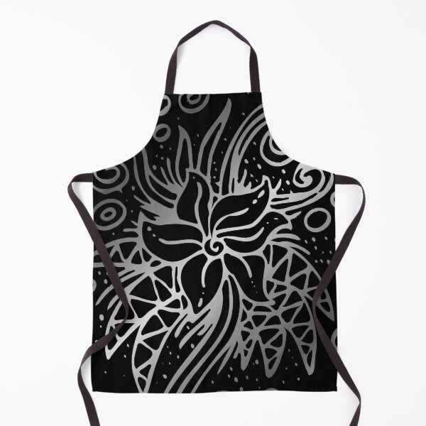Item preview, Silver Flower Petals Tendrils designed and sold by Suzanne Uchytil.