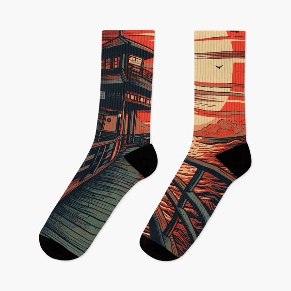 Item preview, Pier at the sunset designed and sold by KMSpace.
