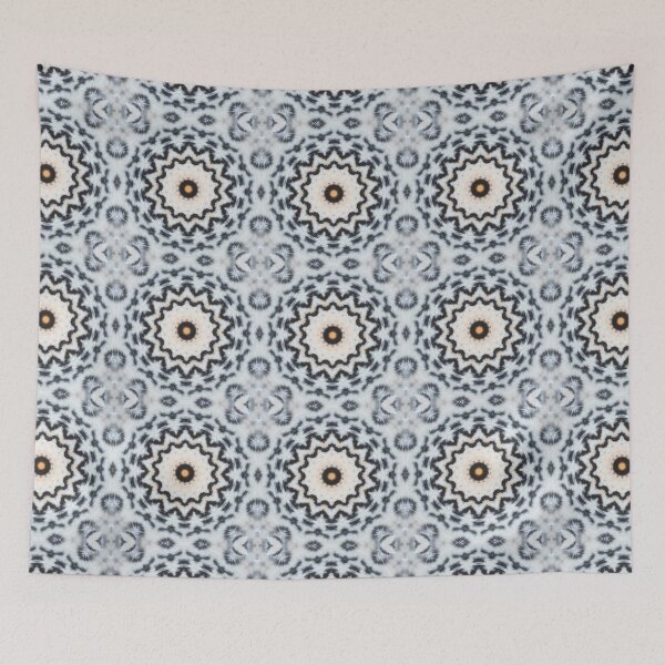 Item preview, Tiger Fur Texture Kaleidoscope Pattern 64 designed and sold by Swabcraft.