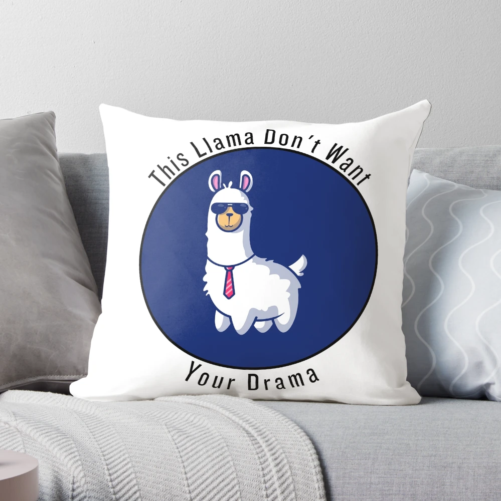 Llama on sale drama pillow