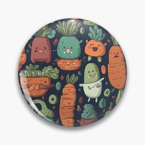 Item preview, Cute Cartoon Vegetables Pattern designed and sold by sbaker955.