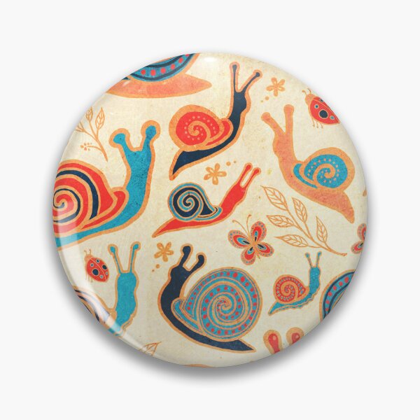 Item preview, Snail convention - red and turquise designed and sold by AprilAppleArt.