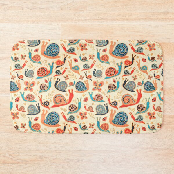 Item preview, Snail convention - red and turquise designed and sold by AprilAppleArt.