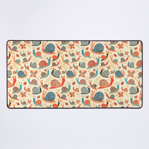 Item preview, Snail convention - red and turquise designed and sold by AprilAppleArt.