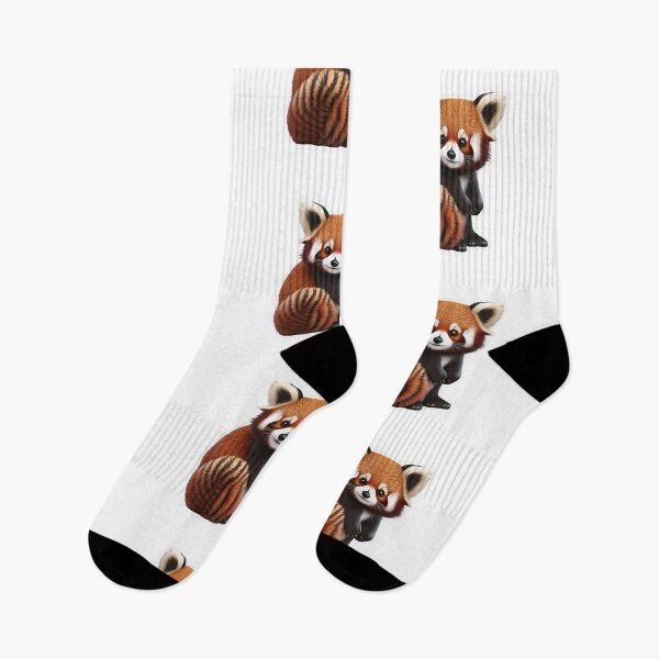 Item preview, Adorable Red Panda: Realistic Cartoon Style with Big Eyes and a Smile designed and sold by Designs-By-Geli.