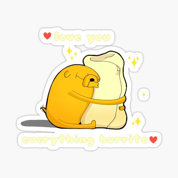 Item preview, Jake and his burrito of everything ❤️ (adventure time) designed and sold by SilriverART.