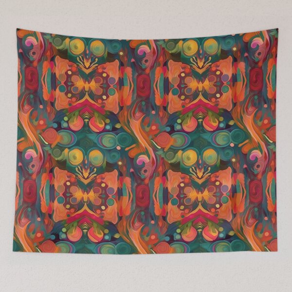 Item preview, Wavy patterned digital art  designed and sold by PixEasel.