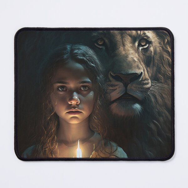 Item preview, "The Girl and her Lion" designed and sold by Krystian Maliszewski.