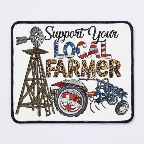 Item preview, Support Your Local Farmer designed and sold by Lisa Weber.