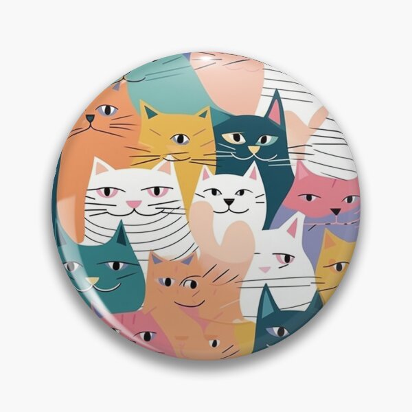 Aperçu de l'œuvre Krazy Kats. Motifs créée et vendue par PatternPlayAU.