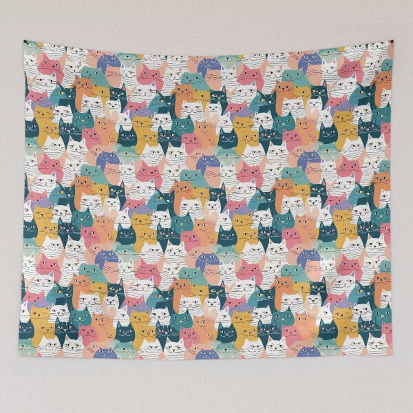Aperçu de l'œuvre Krazy Kats. Motifs créée et vendue par PatternPlayAU.