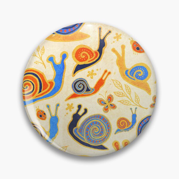 Item preview, Snail convention -blue and gold designed and sold by AprilAppleArt.