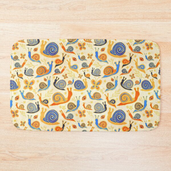 Item preview, Snail convention -blue and gold designed and sold by AprilAppleArt.