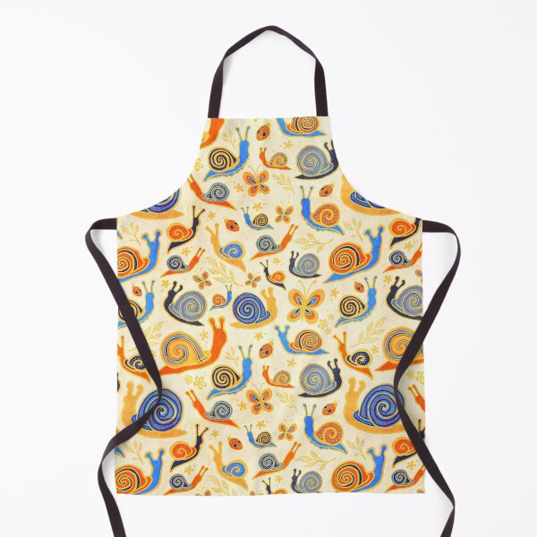 Item preview, Snail convention -blue and gold designed and sold by AprilAppleArt.