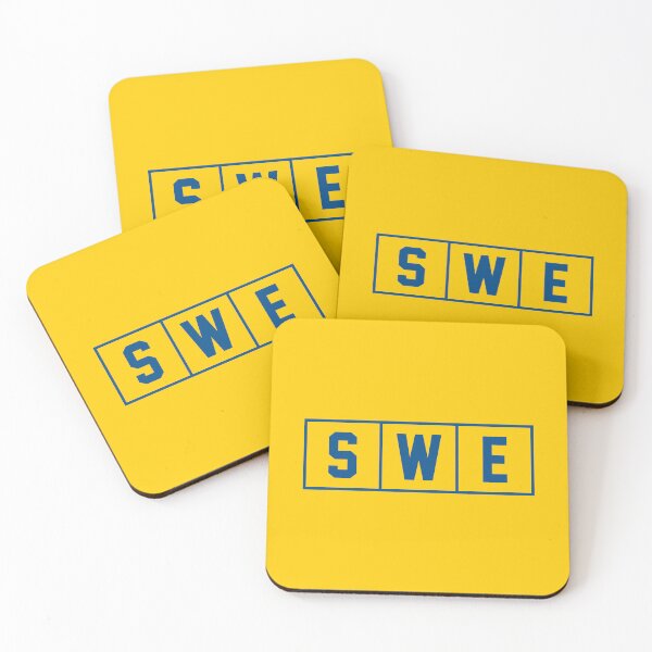 Item preview, SWE (Sweden) Trigram Tiles Gold / Blue designed and sold by PEK1787.