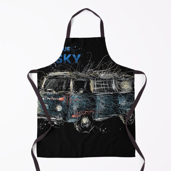Item preview, Blue Vintage car transportation Scribble Style illustration designed and sold by line13artdesign.