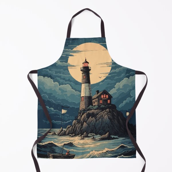 Item preview, The lighthouse at night designed and sold by KMSpace.