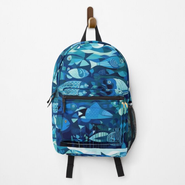 Item preview, Fishy patterned digital art designed and sold by PixEasel.