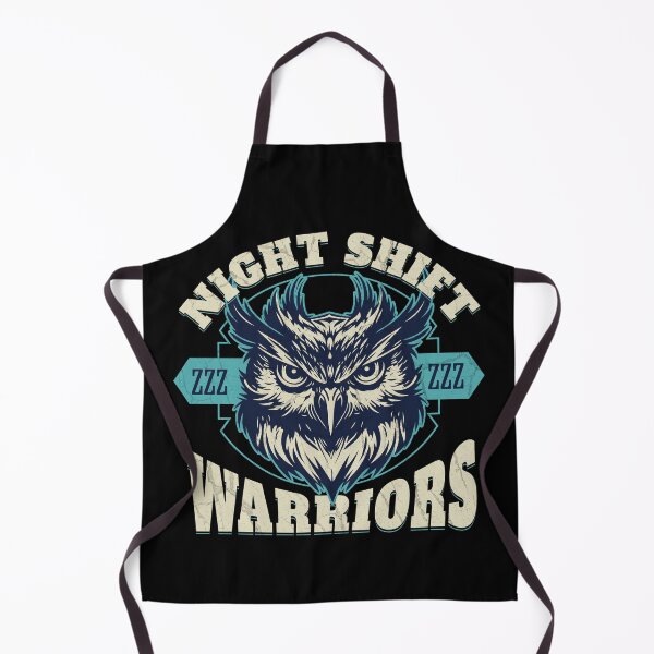 Item preview, Night shift warrior - distressed owl designed and sold by EvergreenWhimsy.