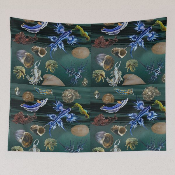 Item preview, Ocean Deepwater Scene with Shells and Animals designed and sold by OpenED360.