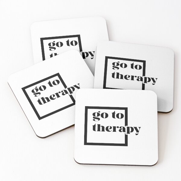 Item preview, Go To Therapy Box Lowercase designed and sold by Not Lost Wanderer Design.