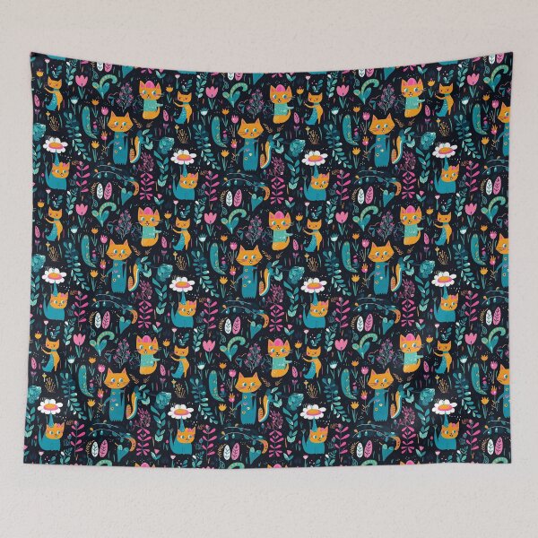 Aperçu de l'œuvre Krazy Kats. Motifs créée et vendue par PatternPlayAU.