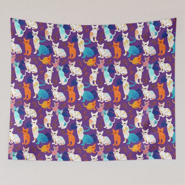 Aperçu de l'œuvre Krazy Kats. Motifs créée et vendue par PatternPlayAU.