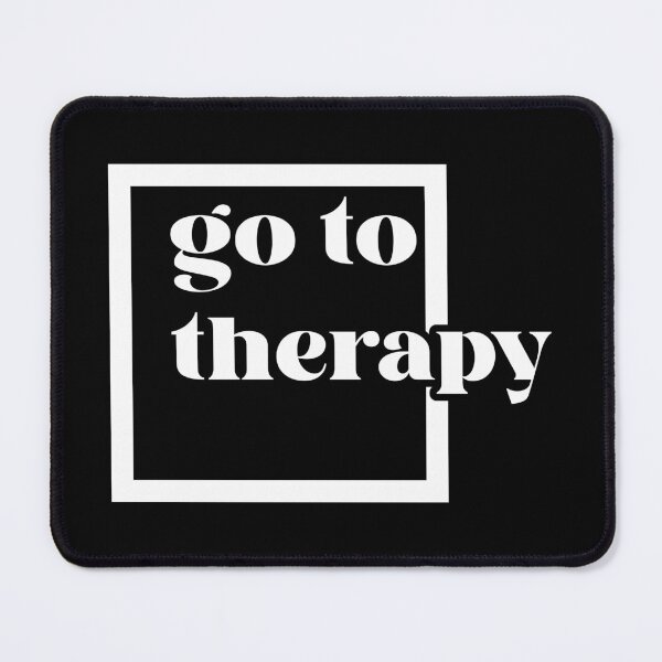 Item preview, Go To Therapy Box Lowercase designed and sold by Not Lost Wanderer Design.