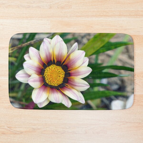 Item preview, The pretty pink and white gazania designed and sold by bevwilson1.