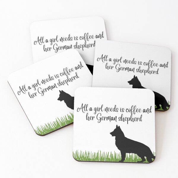 Item preview, All a girl needs German Shepherd  designed and sold by Crafternoons.