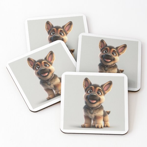 Item preview, Happy German Shepherd Puppy  designed and sold by Krystian Maliszewski.