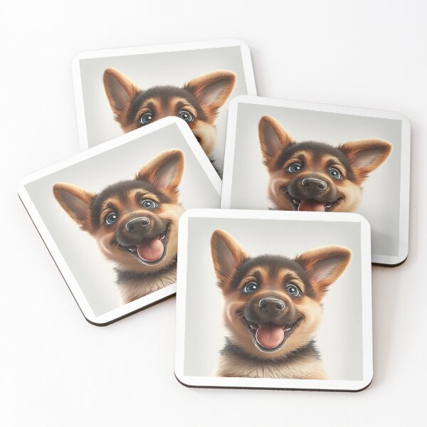 Item preview, Happy German Shepherd Puppy  designed and sold by Krystian Maliszewski.