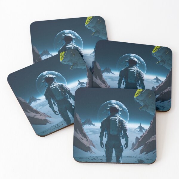 Item preview, Astronaut Alien Mountain View Facing The Unknown - Astronaut designed and sold by internlvisions.