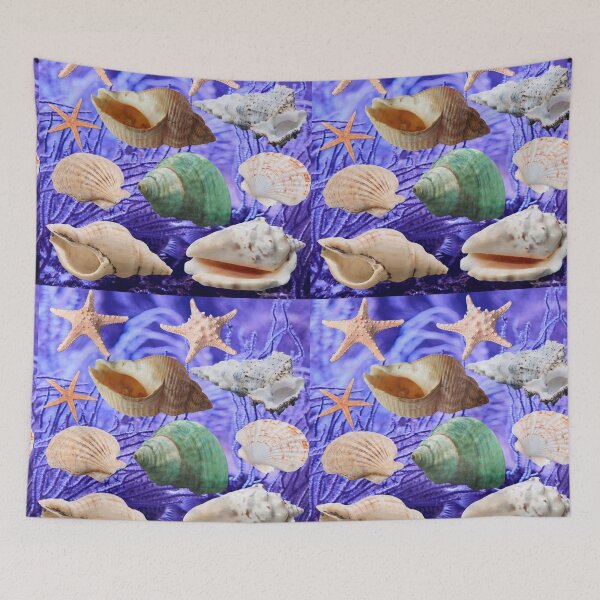 Item preview, Ocean Ferns Scene with Shells and Starfish designed and sold by OpenED360.
