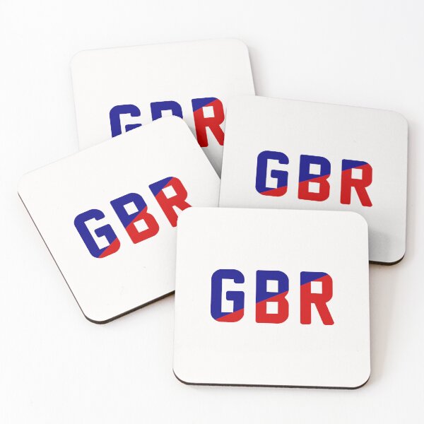 Item preview, GBR (Great Britain) Blue / Red White Background designed and sold by PEK1787.