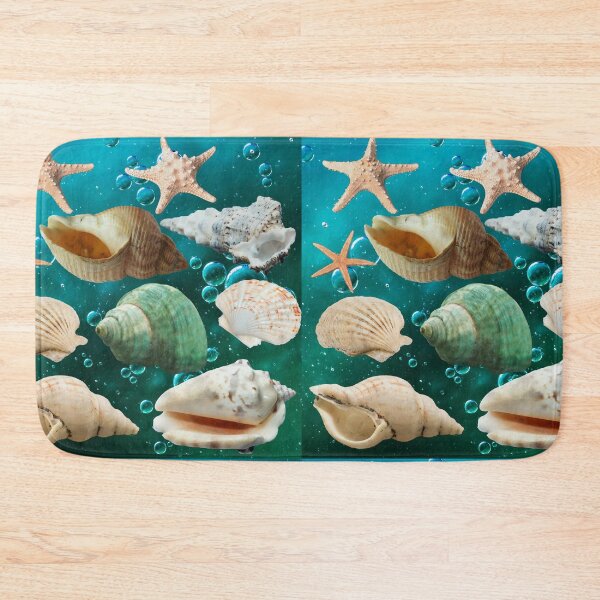 Item preview, Ocean Bubbly Scene with Shells and Starfish designed and sold by OpenED360.