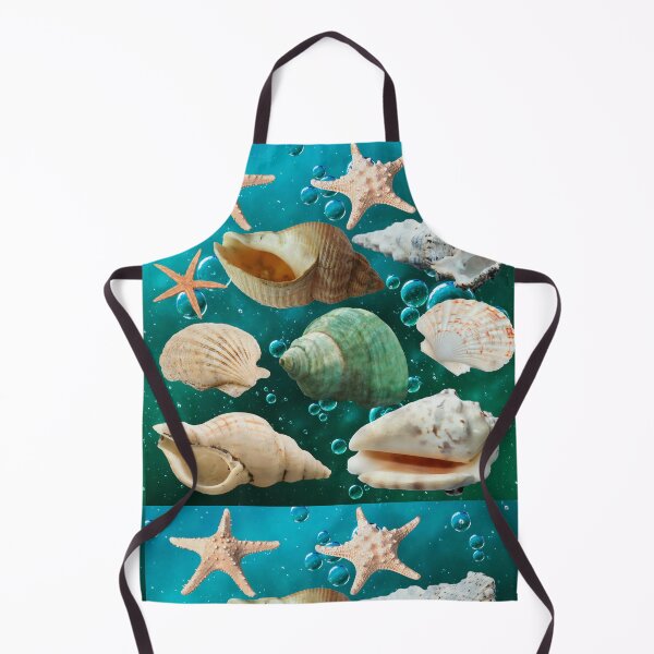 Item preview, Ocean Bubbly Scene with Shells and Starfish designed and sold by OpenED360.