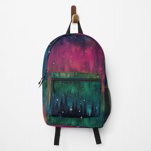 Item preview, Rainbow Starry Woods Repeating Print designed and sold by Georgina Gibson.