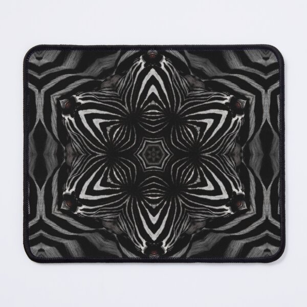 Item preview, Zebra Fur Texture Kaleidoscope Pattern 6 designed and sold by Swabcraft.