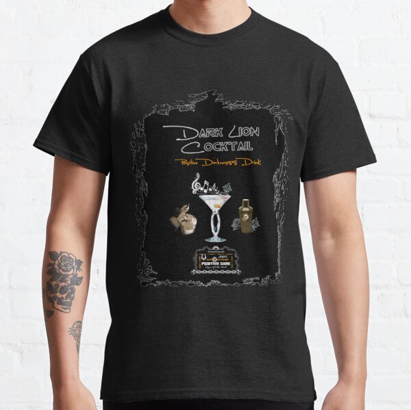 020_1_Dark Lion Cocktail_Dark-art-eddyscap Camiseta clásica