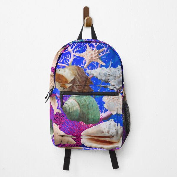 Item preview, Ocean Sea-fan Scene with Shells and Starfish designed and sold by OpenED360.
