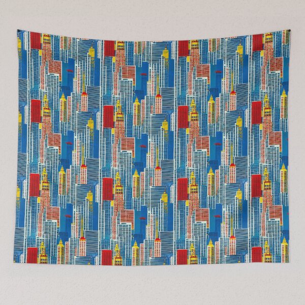 Item preview, Sky Scrapers Pattern 018 designed and sold by BloodSweatNTers.
