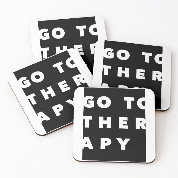 Item preview, Go To Therapy Block Text designed and sold by Not Lost Wanderer Design.