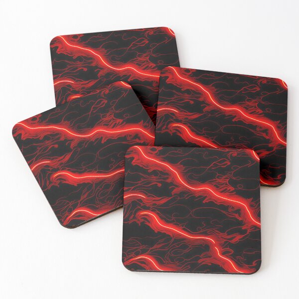Item preview, Fire Waves Pattern 1 designed and sold by atangerprints.