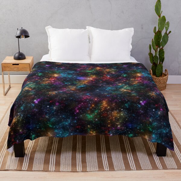Item preview, Rainbow Galaxy Repeating Print designed and sold by Georgina Gibson.