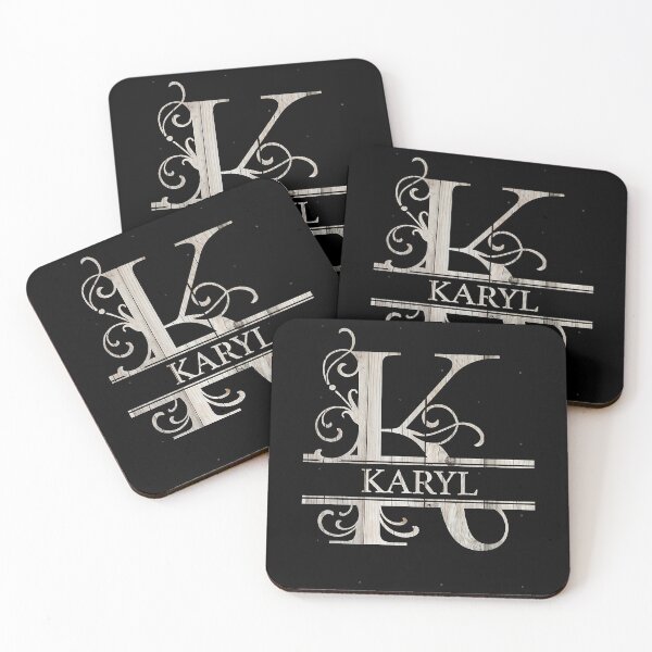 Item preview, Karyl Name - Wood Style Monogram Letter K The Karyl Name Gift For Karyl designed and sold by mervinmcintosh.