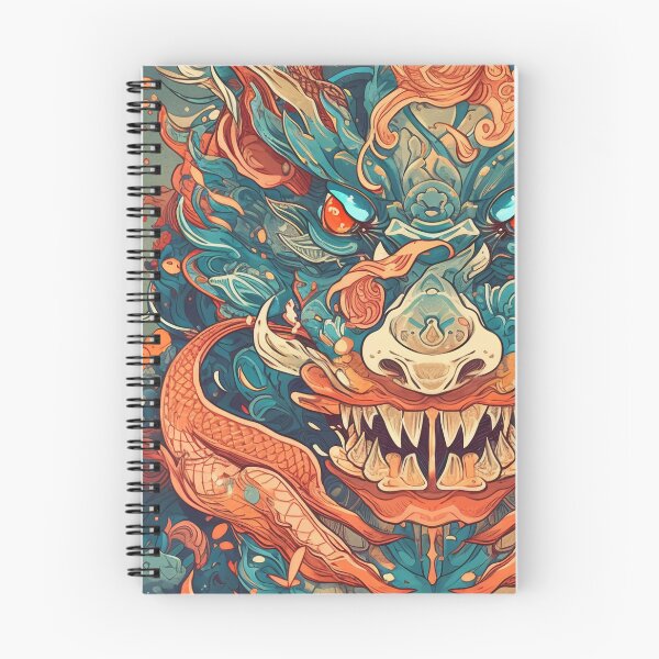 Item preview, Foo Dog Japanese Artwork Colorful - Traditional Japanese Inspired Tattoo Flash designed and sold by GeradoSadow.